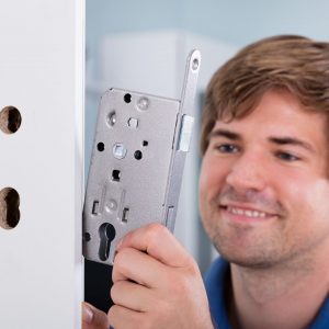 Locksmith Installing a New Lock