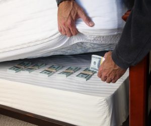 Under the mattress